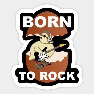 Born to Rock Sticker